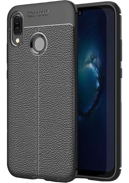 Samsung Galaxy A01 Deri Görünümlü Lux Niss Silikon Kılıf