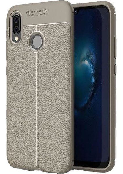 Samsung Galaxy M30 Deri Görünümlü Lux Niss Silikon Kılıf