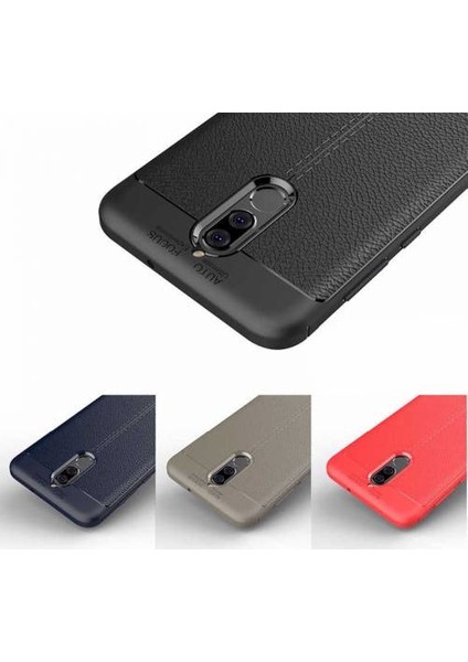 Huawei Mate 10 Lite Deri Görünümlü Lux Niss Silikon Kılıf modelleri