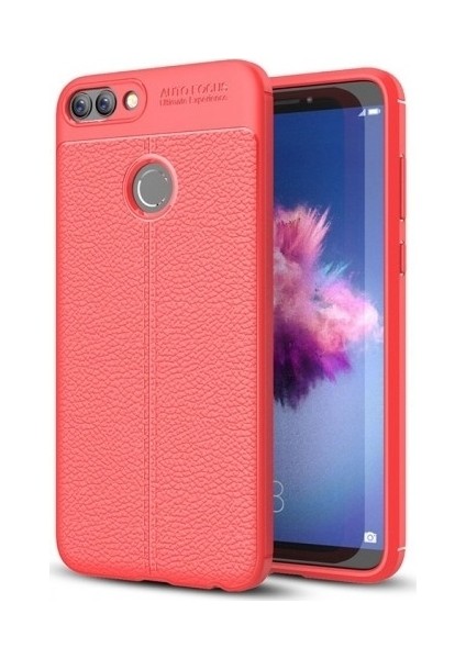 Huawei P Smart (2018) Deri Görünümlü Lux Niss Silikon Kılıf