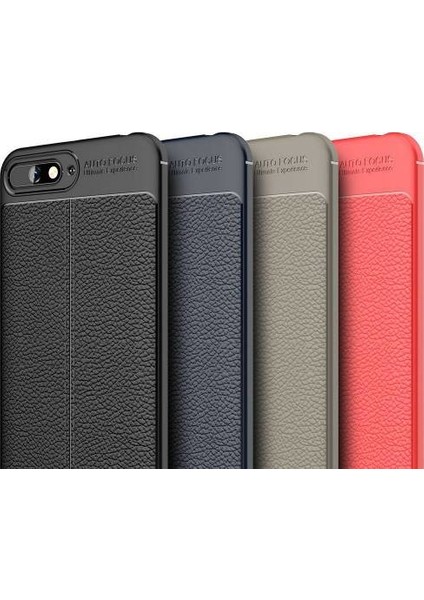 Huawei Y6 2018 Deri Görünümlü Lux Niss Silikon Kılıf fiyatları