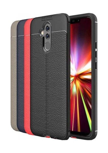 Huawei Mate 20 Lite Deri Görünümlü Lux Niss Silikon Kılıf modelleri