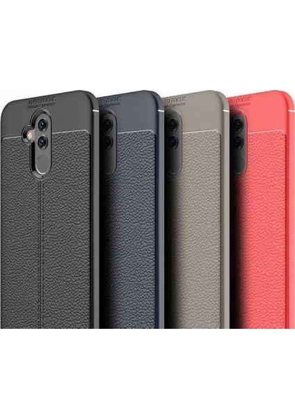 Huawei Mate 20 Lite Deri Görünümlü Lux Niss Silikon Kılıf fırsatları