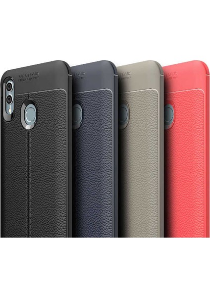 Huawei P Smart 2019 Deri Görünümlü Lux Niss Silikon Kılıf indirimleri
