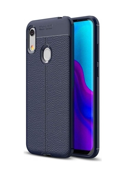 Huawei Honor 8A Deri Görünümlü Lux Niss Silikon Kılıf