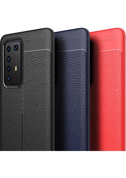 Huawei P40 Pro Deri Görünümlü Lux Niss Silikon Kılıf modelleri