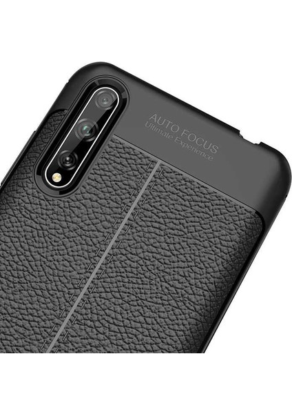 Huawei Y8P Deri Görünümlü Lux Niss Silikon Kılıf fırsatları