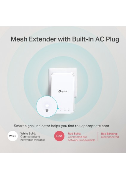 Deco M3 AC 1200 Mbps Tüm Evi Kapsayan Mesh WiFi Sistemi ( 2’li Paket )