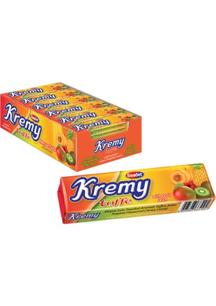 Kremy Toffee Şeker 4 Çeşit 500 gr x 8'li