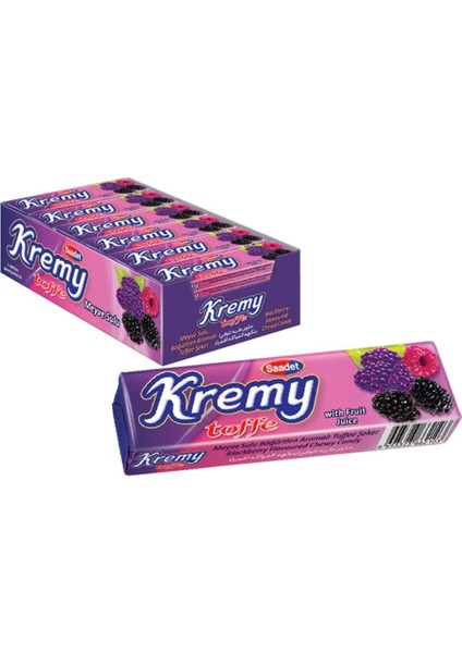 Kremy Toffee Şeker 4 Çeşit 500 gr x 8'li