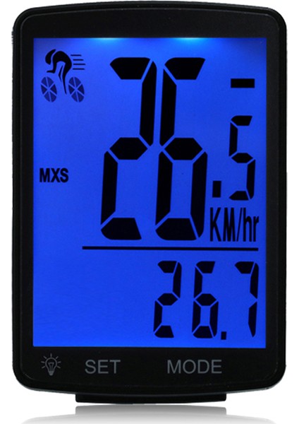 Çok Fonksiyonlu LCD Ekran Bisiklet Bilgisayar Kablosuz (Yurt Dışından)