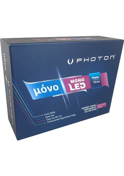 Mono H7 12 V Mavi LED HEadlıght