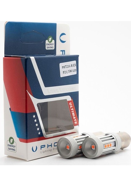 P21/5W Kırmızı Exclusive Serisi PH7216 R Ex