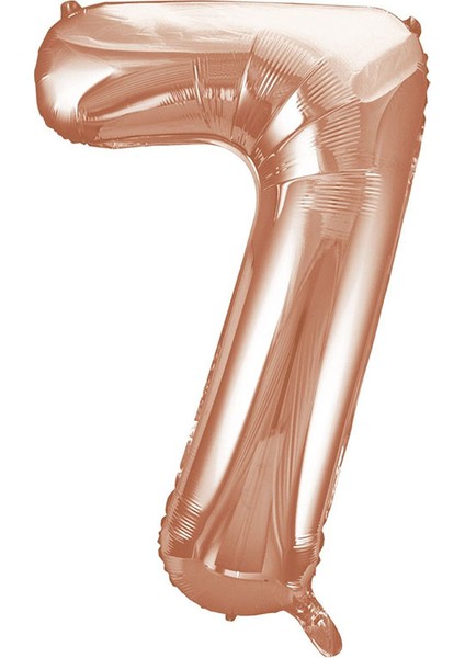 7 Rakam Rose Gold Folyo Balon 40 cm
