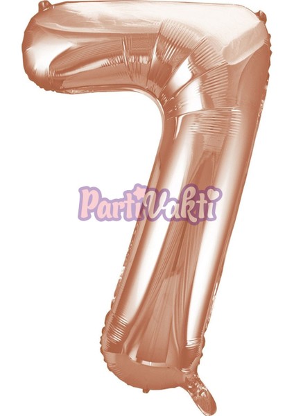 7 Rakam Rose Gold Folyo Balon 40 cm fiyatları