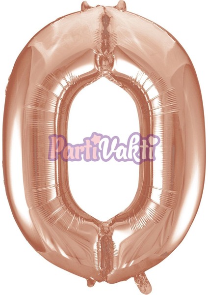 0 Rakam Rose Gold Folyo Balon 40 cm fiyatları