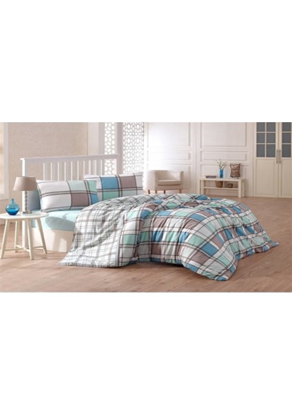 Light Çift Kişilik Nevresim Takımı-Arya Mint