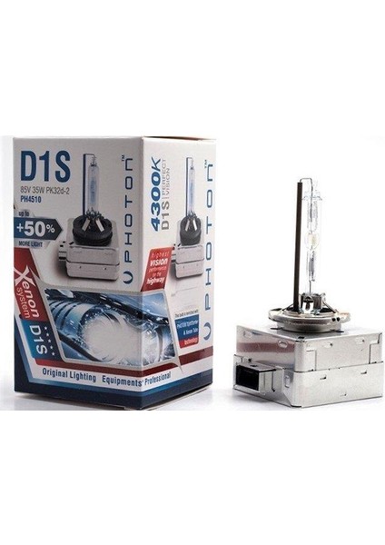 D1S 4300 K +50 More Versiyon Ampul 2 Adet