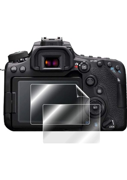 Canon Eos 90D Dslr Kamera Ekran Koruyucu (2 Adet)