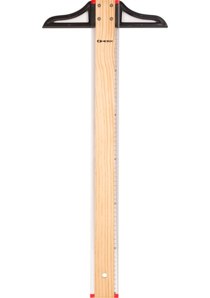 Ahşap T-Cetveli 90 Cm (Sökülebilir Başlık, Kumaş Kılıf )