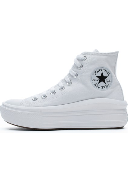 Chuck Taylor All Star Move Platform Hi Kadın Beyaz Sneaker