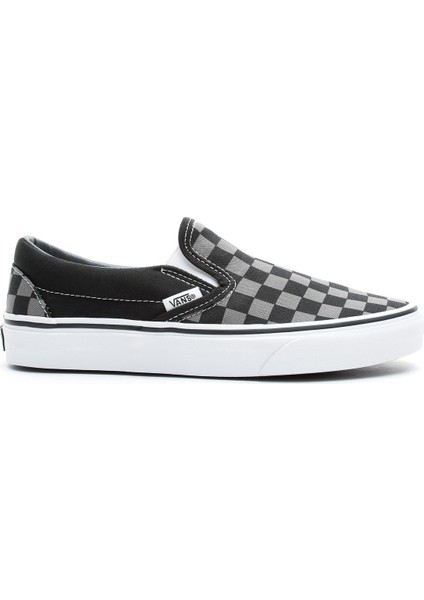 Classic Slip-On Checkerboard Siyah Unisex Sneaker