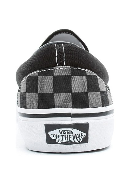 Classic Slip-On Checkerboard Siyah Unisex Sneaker