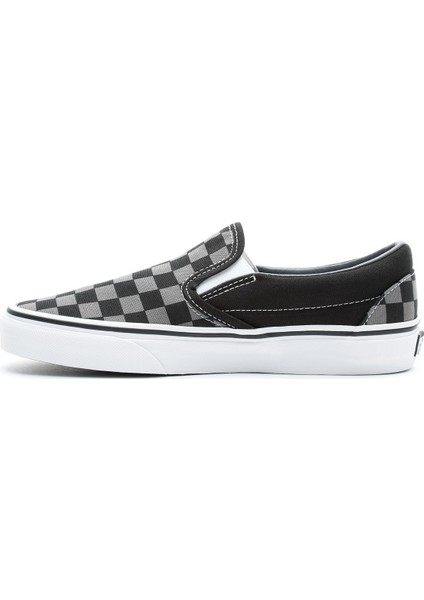 Classic Slip-On Checkerboard Siyah Unisex Sneaker