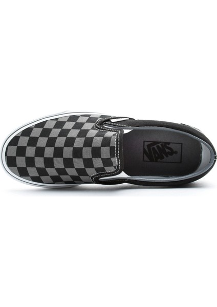 Classic Slip-On Checkerboard Siyah Unisex Sneaker