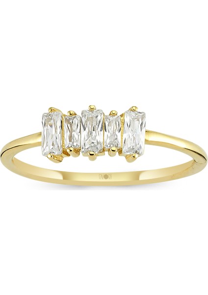 Ayyıldız Kuyumculuk Kadın Taşlı Altın Yüzük