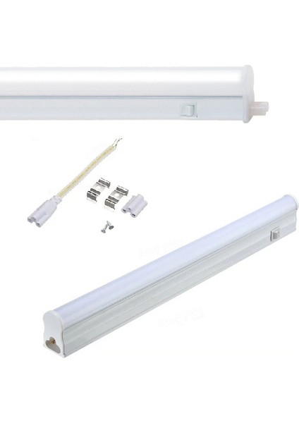 T5 LED Bant Armatür 16W 120CM Ilıkbeyaz Işık Anahtarlı 301444