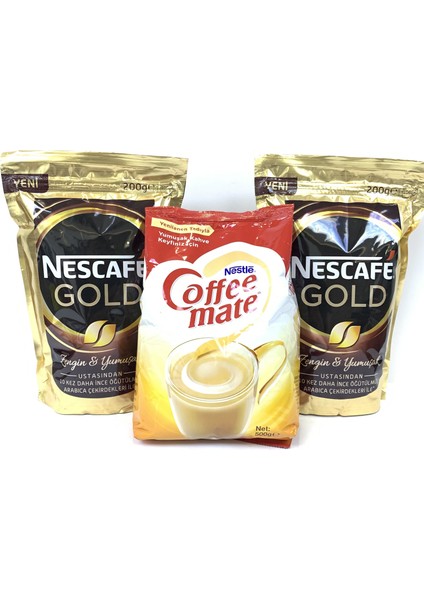 Gold 200 gr x 2 + Nestle Coffe Mate 500 gr