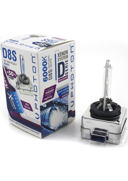 D8S 6000 K +50 Versiyon Ampul