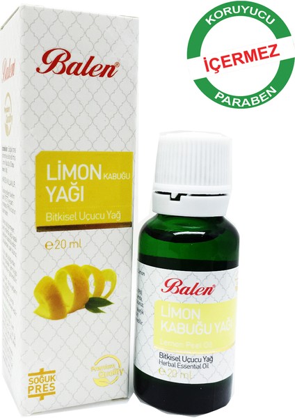 Limon Kabuğu Yağı 20 ml x 5 Adet