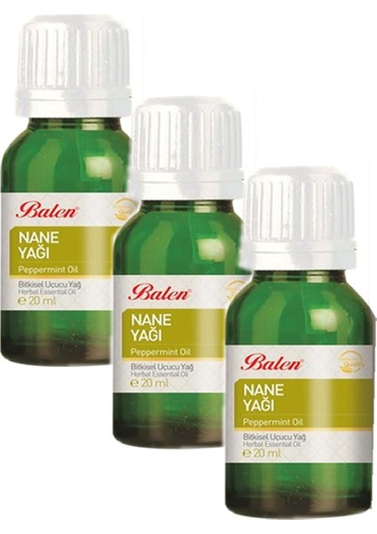 Nane Yağı 20 ml x 3 Adet