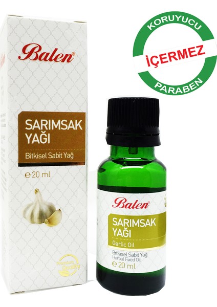 Sarımsak Yağı 20 ml