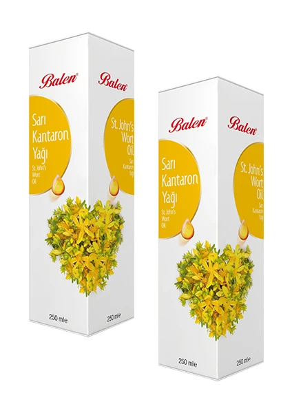 2 Şişe Balen Sarı Kantaron Yağı 250 ml