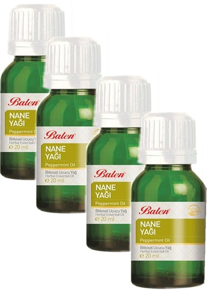 Nane Yağı 20 ml x 4 Adet