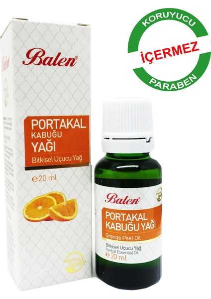 Portakal Kabuğu Yağı 20 ml x 3lü