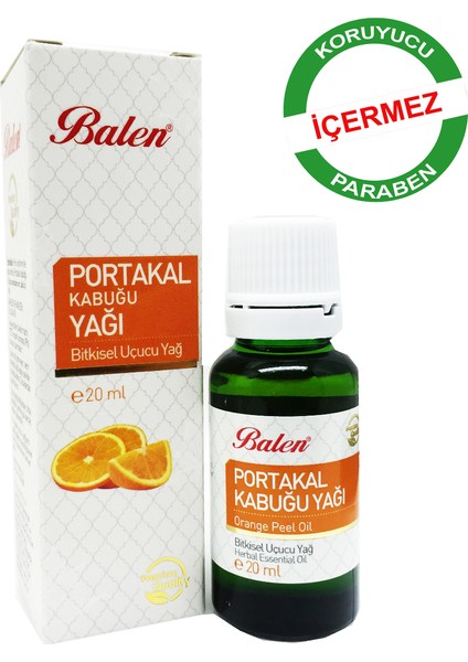 Portakal Kabuğu Yağı 20 ml x 4lü