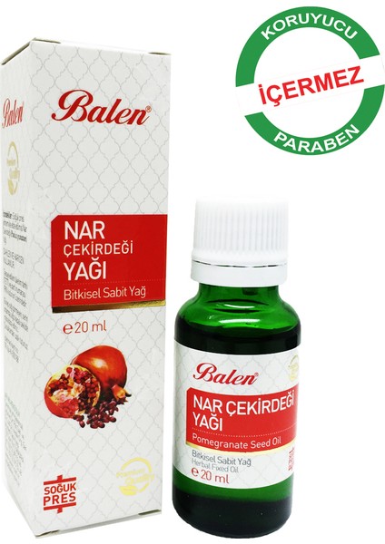 Nar Çekirdeği Yağı 20 ml x 4 Adet