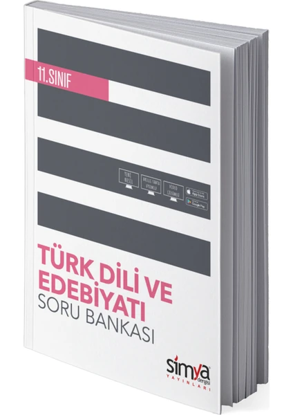 Simya Yayınları  11.Sınıf Türk Dili ve Edebiyat Soru Bankası Kitabı