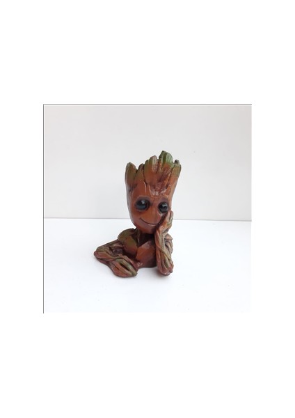 Groot Saksı Figür Kalemlik 13 Cm