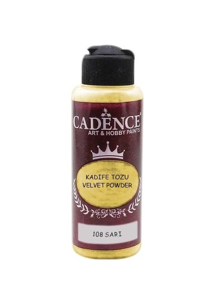 108 Kadife Tozu 120 ml Sarı