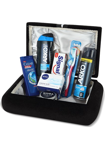 Special Edition Erkek Cilt Bakım Seti - Damat Çeyiz Sandık Nişan Bohça Seti