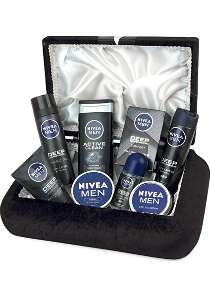 Exclusive Erkek Cilt Bakım Seti - Damat Çeyiz Sandık Seti