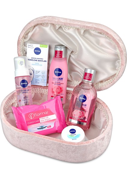 Exclusive Nivea Cilt Bakım Seti - Makyaj Çeyiz Sandık Seti