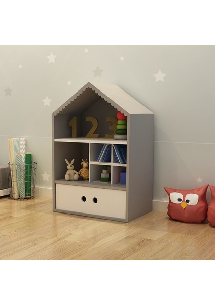 Çocuk Odası Çekmeceli Oyuncak Dolabı- Ahşap - My Toys fırsatları