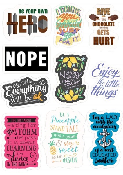 Motto Sticker 19 fiyatları