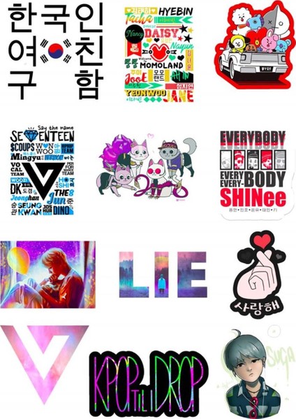 Kpop Sticker 46 fiyatları